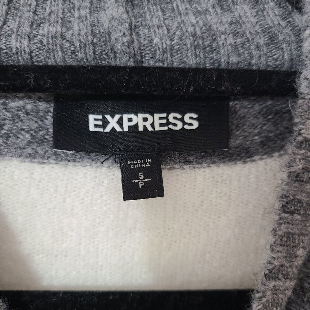 Express Color Block Striped Sweater - image 5